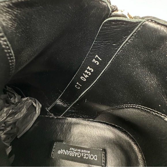 DOLCE & GABBANA leopard fabric ankle boots - Picture 11 of 13